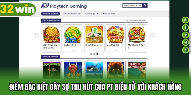 Điểm đặc biệt gây sự thu hút của PT điện tử với khách hàng